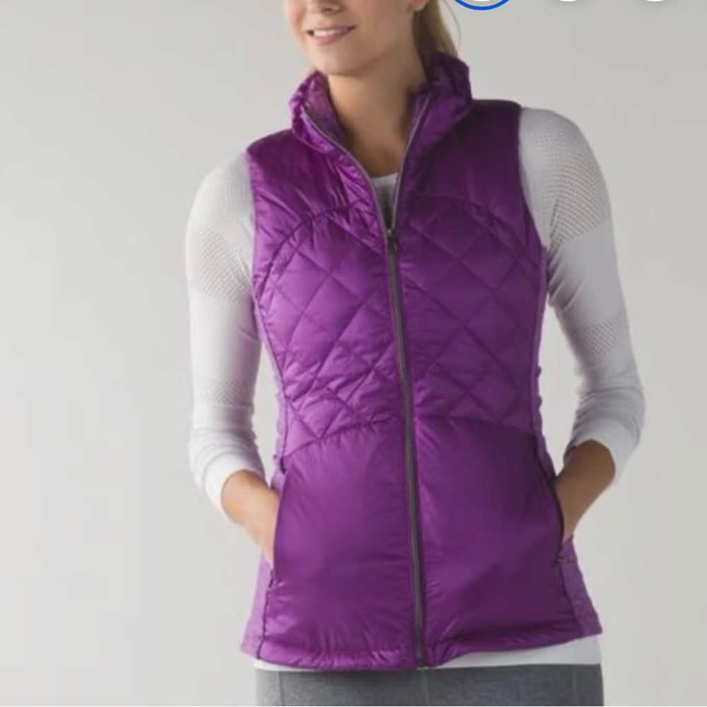 Lululemon purple puff vest
